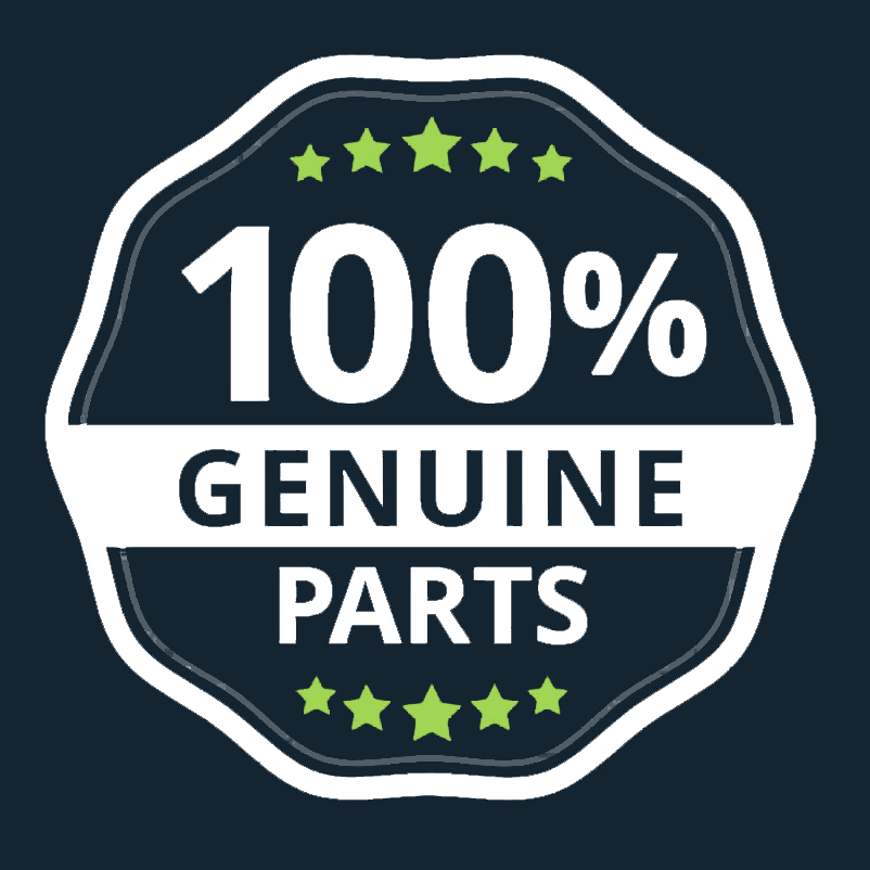 We use 100% genuine parts only